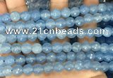 CCN6342 6mm, 8mm, 10mm, 12mm & 14mm faceted round candy jade beads