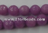 CCN812 15.5 inches 10mm faceted round candy jade beads wholesale