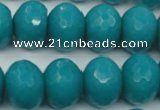 CCN952 15.5 inches 14*18mm faceted rondelle candy jade beads