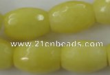 CCN964 15.5 inches 18*25mm faceted drum candy jade beads