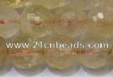 CCR342 15.5 inches 10mmm faceted round citrine beads wholesale