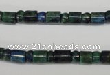 CCS152 15.5 inches 4*6mm rondelle & 6*7mm tube dyed chrysocolla beads