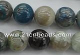 CCS22 15.5 inches 14mm round natural chrysocolla gemstone beads