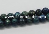 CCS52 16 inches 8mm round dyed chrysocolla gemstone beads wholesale