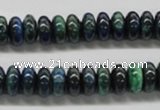 CCS74 15.5 inches 6*10mm rondelle dyed chrysocolla gemstone beads