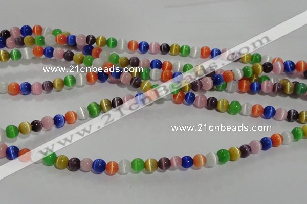 CCT1214 15 inches 4mm round cats eye beads wholesale