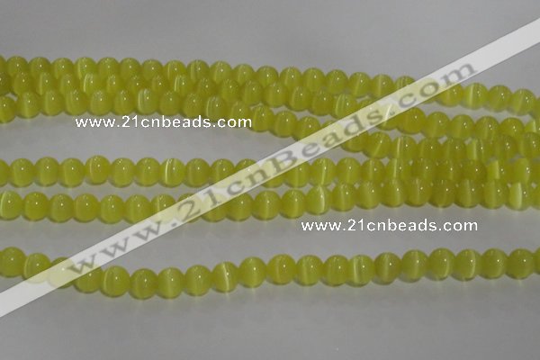 CCT1272 15 inches 5mm round cats eye beads wholesale