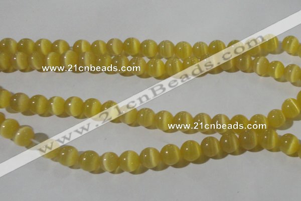 CCT1326 15 inches 6mm round cats eye beads wholesale