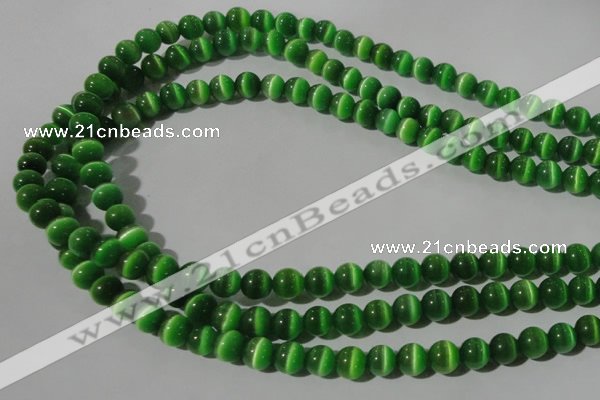 CCT1355 15 inches 6mm round cats eye beads wholesale
