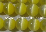 CCT1374 15 inches 7mm round cats eye beads wholesale