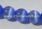 CCT1386 15 inches 7mm round cats eye beads wholesale