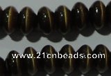 CCT294 15 inches 5*8mm rondelle cats eye beads wholesale