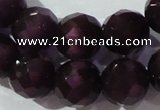 CCT397 15 inches 10mm faceted round cats eye beads wholesale