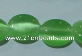 CCT675 15 inches 8*10mm oval cats eye beads wholesale