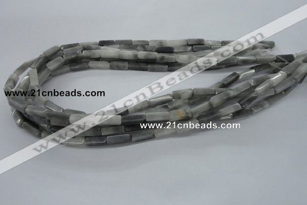 CCU503 15.5 inches 4*13mm cuboid eagle eye jasper beads wholesale