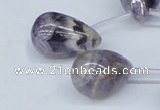 CDA64 15.5 inches 17*27mm teardrop dogtooth amethyst beads wholesale