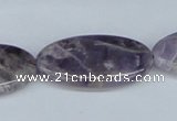 CDA73 15.5 inches 20*35mm oval dogtooth amethyst beads wholesale