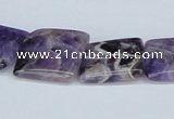 CDA78 15.5 inches 20*20mm square dogtooth amethyst beads wholesale