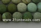 CDB104 15.5 inches 12mm round matte New dragon blood jasper beads