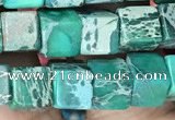 CDE1216 15.5 inches 6mm - 6.5mm cube sea sediment jasper beads