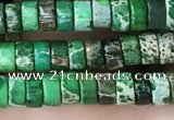 CDE1227 15.5 inches 2.5*4mm heishi sea sediment jasper beads