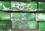 CDE1484 15.5 inches 4*13mm cuboid sea sediment jasper beads