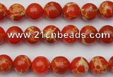 CDE2001 15.5 inches 6mm round dyed sea sediment jasper beads