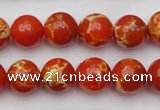 CDE2003 15.5 inches 10mm round dyed sea sediment jasper beads