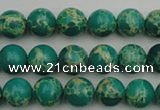 CDE2242 15.5 inches 4mm round dyed sea sediment jasper beads
