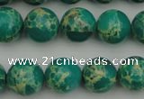 CDE2245 15.5 inches 10mm round dyed sea sediment jasper beads