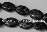 CDE691 15.5 inches 13*18mm oval dyed sea sediment jasper beads