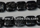 CDE692 15.5 inches 14*14mm square dyed sea sediment jasper beads