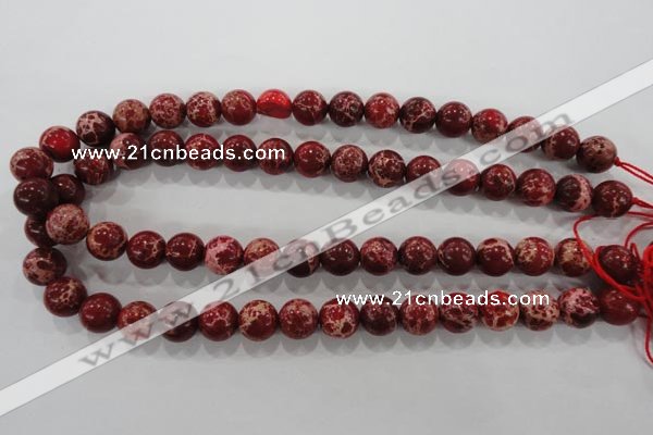 CDE824 15.5 inches 12mm round dyed sea sediment jasper beads wholesale