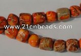 CDI732 15.5 inches 6*7mm – 8*9mm nuggets dyed imperial jasper beads