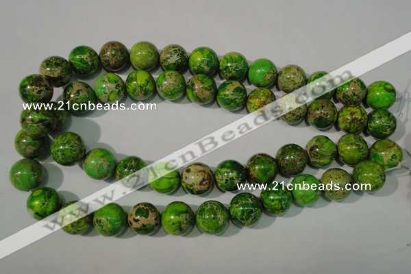 CDI923 15.5 inches 16mm round dyed imperial jasper beads