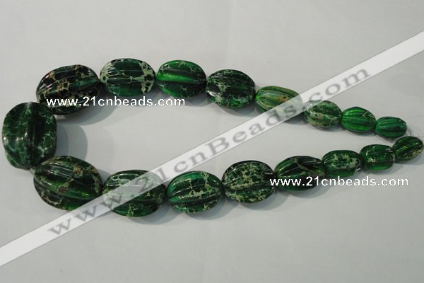 CDI967 10*15mm - 24*33mm star fruit shaped dyed imperial jasper beads