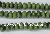 CDJ103 15.5 inches 5*8mm rondelle Canadian jade beads wholesale