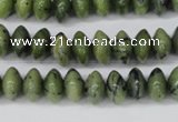 CDJ104 15.5 inches 6*10mm rondelle Canadian jade beads wholesale