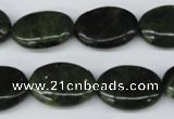 CDJ119 15.5 inches 15*20mm oval Canadian jade beads wholesale