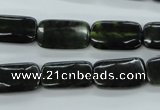 CDJ153 15.5 inches 10*18mm rectangle Canadian jade beads wholesale