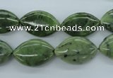 CDJ158 15.5 inches 12*20mm marquise Canadian jade beads wholesale