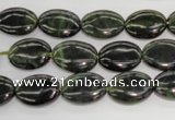 CDJ161 15.5 inches 10*14mm oval Canadian jade beads wholesale