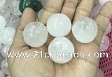 CDN02 25mm round white crystal decorations wholesale