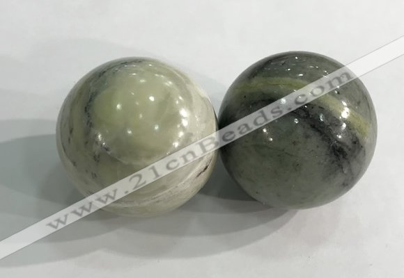 CDN1303 40mm round jasper decorations wholesale