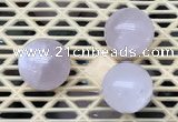 CDN370 25mm round rose quartz decorations wholesale