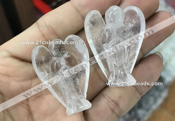 CDN470 30*40mm angel white crystal decorations wholesale
