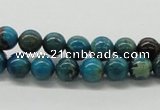 CDS06 16 inches 8mm round dyed serpentine jasper beads wholesale
