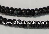 CDT685 15.5 inches 5*8mm rondelle dyed aqua terra jasper beads