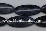 CDU130 15.5 inches 13*30mm marquise blue dumortierite beads