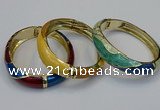 CEB160 17mm width gold plated alloy with enamel bangles wholesale